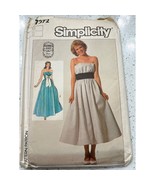 Simplicity 7372 Gunne Sax Jessica Dress Sewing Pattern Misses Size 12 Ra... - $364.93 MXN