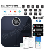 YUNMAI Premium Bluetooth Smart Body Fat Scale- IOS Android Fitbit Apple ... - $80.54 CAD