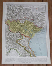1925 Vintage Map Of Of French Protectorate Of Tonkin / Vietnam - £21.99 GBP