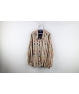Vintage 90s Streetwear Womens 4X Southwestern Striped Knit Button Shirt ... - $81.17 CAD