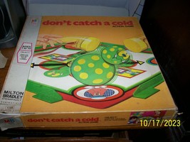 Vintage 1971 Milton Bradley Don&#39;t Catch a Cold Game in Box Complete - £19.92 GBP