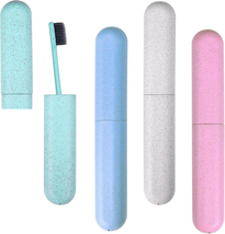 4 Pack Travel Toothbrush Case Portable Travel Toothbrush Holder Plastic - $10.67