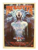 Megadeth Poster Handbill Live At The Fillmore - £52.83 GBP