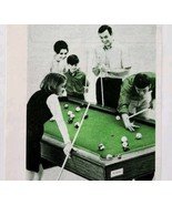 1969 Brunswick Billiards Table Pool Advertisement Entertainment Sports E91J - $371.04 MXN