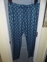 Lucky Brand Blue Knit Jogger Bottoms Size M Women&#39;s NWOT - £28.55 GBP