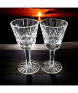2 Waterford Crystal Lismore Cordial Glasses Sherry 3.5&quot; Appertiff Pair T... - £34.88 GBP