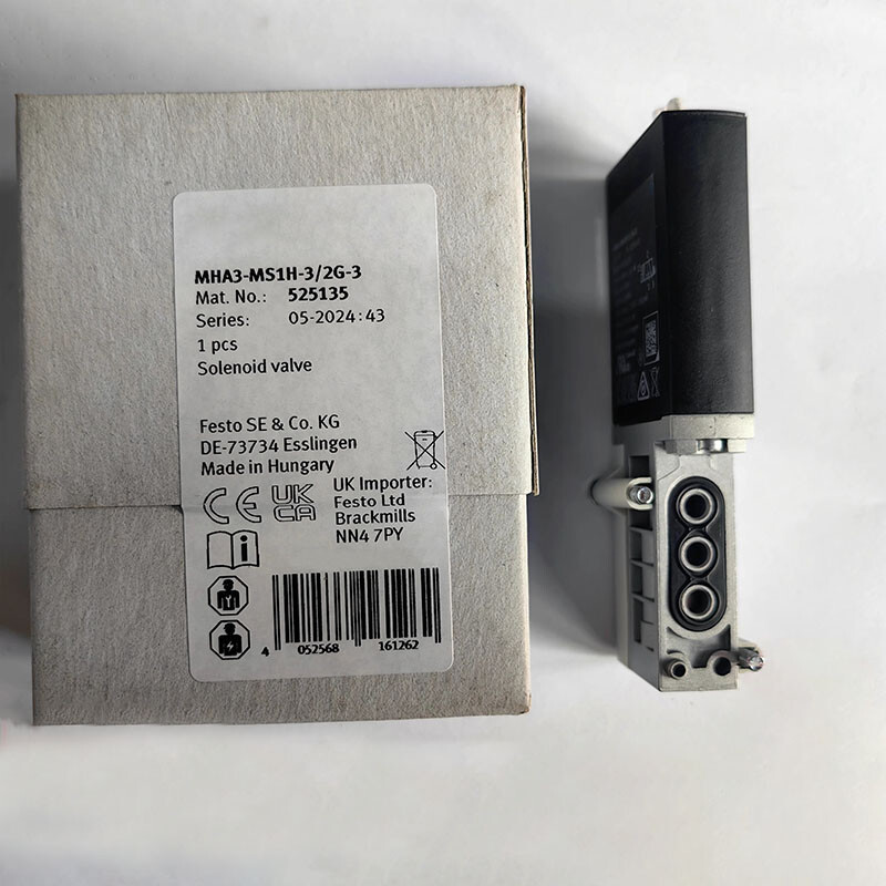For FESTO Solenoid Valve MHA3-MS1H-3/2G-3 525135 MHA2-MS1H-3/2G-2K 196121 - $83.87+