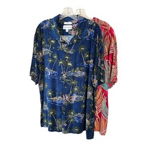 Lot of 2 Saddlebred Men’s XXL Hawaiian Shirts – 100% Rayon – Classic Fit... - $635.25 MXN