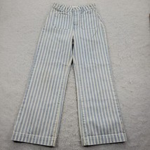 Rollas Jeans Sailor Striped Jean High Rise Wide Leg Sz 27 Boho Y2K Retro - £57.40 GBP