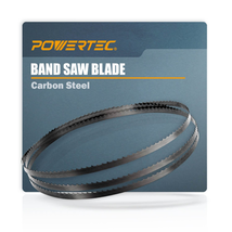 POWERTEC 70-1/2 Inch X 1/4 Inch X 24 TPI Bandsaw Blades for Woodworking, Band Sa - £14.05 GBP
