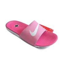 Nike Mens Sz 6 Womens 7 Kawa Sandal Shower Slides 819352-602 Pink White Sandals - £28.39 GBP