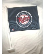 Minnesota Twins Car Flag Printed on both sides Dark Blue  - $9.90