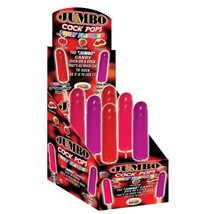 JUMBO FRUIT FLAVORED COCK POPS CHERRY STRAWBERRY WATERMELON 6 CANDY LOLL... - $59.39