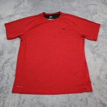 Russell Shirt Mens L Red Crew Neck Short Sleeve Pull Over Athletic Wear Tee - $19.78