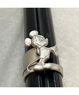 Vtg Walt Disney Productions Mickey Mouse Sterling Silver Adjustable Size... - $828.79 MXN