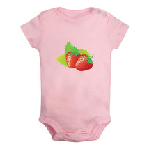 Baby Fruit Strawberry Cute Romper Newborn Bodysuit Infant Jumpsuit Babies Outfit - £8.33 GBP