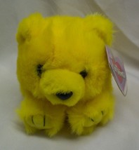 Puffkins Buttercup The Yellow Bear 4&quot; Plush Stuffed Animal Toy New 1994 - £11.73 GBP