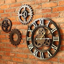 Oversized Decorative Wall Clock Handmade 3D 40cm - £47.13 GBP