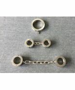 Super Heavy Stainless Steel Collar Handcuffs Anklecuffs Kit - $700.00+