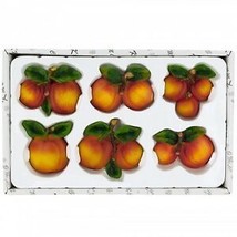 Refrigerator Decorative Peach Magnets Set - 6PCS - £2.66 GBP