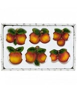 Refrigerator Decorative Peach Magnets Set - 6PCS - £2.83 GBP