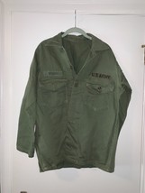 VINTAGE US ARMY Utility  SHIRT JACKET button up With Original patches Me... - £27.82 GBP