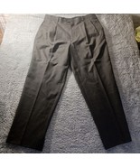 Tasso Elba Wool Pleated Dress Pants Mens R38 36x31 Professional Office P... - $13.68