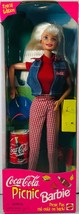 1997 Mattel Coca Cola PICNIC BARBIE Doll Vintage #19626 New in Box - £12.59 GBP