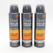 Dove Men Care Dry Spray Antiperspirant 3.8oz 107g (Sportcare Comfort) Pa... - $266.70 MXN