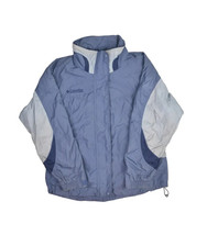 Vintage Columbia Jacket Womens L Blue Lightweight Shell Windbreaker Bugaboo - £14.78 GBP