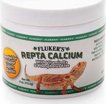 Fluker&#39;s Calcium Reptile Supplement with added Vitamin D3 - 4oz. - £6.00 GBP