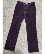 J.Jill Pants Women&#39;s 6 (30x30) Petite Purple Corduroy Stretch Slim Leg R... - $19.00