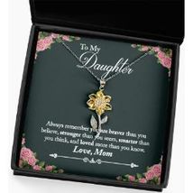 To My Daughter From Mom 14k Necklace Jewelry Gift Idea - $59.95