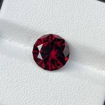 Natural Unheated Red Garnet 5.16 Cts Round Cut Loose Gemstone - £337.35 GBP