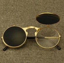 Flip Sun Glasses Steampunk Fold Men Women Double Lens Clear Alloy Frame ... - €16,66 EUR Flip Sun Glasses Steampunk Fold Men Women Double Lens Clear Alloy Frame ... - €16,66 EUR