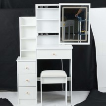 Small Space Vanity: LED Mirror &amp; Storage - €146,93 EUR