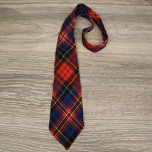Lords Sport Shop Montreal Adult Necktie Red Plaid Flannel Lightweight Ca... - $16.71