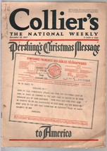 Collier&#39;s 12/22/1917-General Pershing Christmas message-Flagg art-Overland cars- - £95.76 GBP