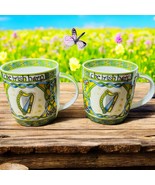 2 The Irish Harp Mug Tea Cup Coffee Mug Bone China Celtic Weave 11 fl oz... - $18.58