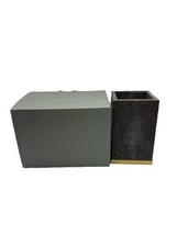 AERIN  Shagreen Chocolate  Pencil Cup - $2,360.70 MXN