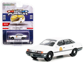 1990 Ford Taurus Police White Utah Highway Patrol Hot Pursuit Series 41 1/64 Die - £12.06 GBP