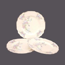 Three Myott Susan square bread plates. Art-deco era tableware made in England. - £55.14 GBP