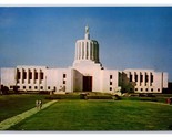 Oregon State Capitol Building Salem OR UNP Chrome Postcard W17 - £2.33 GBP