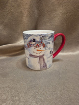 Lang Chickadee And Snowman Christmas Mug 14 oz by Jane Shasky  - £10.42 GBP