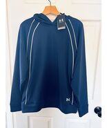 Under Armour Gameday Collection Performance Women's L Hoodie Jacket Navy... - $21.44