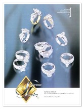 Supreme Jewelry Platinum 18-Karat Collection Vintage 1997 Full-Page Magazine Ad - £7.75 GBP