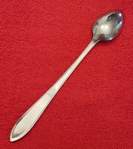 Interpur Stainless Iced Tea Spoon INR5 Dot Beaded Satin Handle Flatware - £6.14 GBP