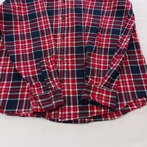 St. John's Bay Super Soft Button-Down Collar Flannel Shirt Men's XL Multi Plaid image 8