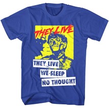 They Live We Sleep No Thought Men&#39;s T Shirt - £25.46 GBP+