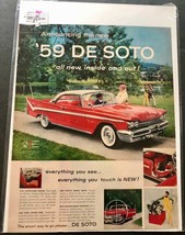 &#39;59 DE SOTO Car &quot;All New Inside &amp; Out&quot; Print Ad Art Poster Suitable For Framing - £3.76 GBP